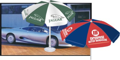 AUM90P-B Personalised Beach Umbrellas