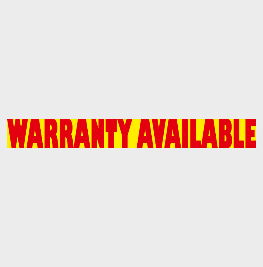  Warranty-Available
